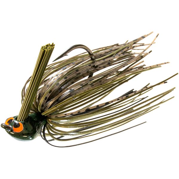 Z-man Crosseyez Flipping Jig - 1/2oz - Green Pumpkin