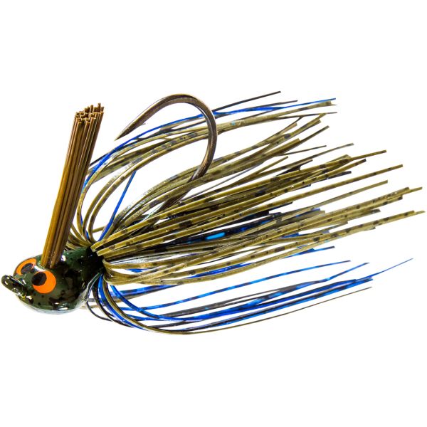 Z-man Crosseyez Flipping Jig - 1/2oz - Bruised Green Pumpkin