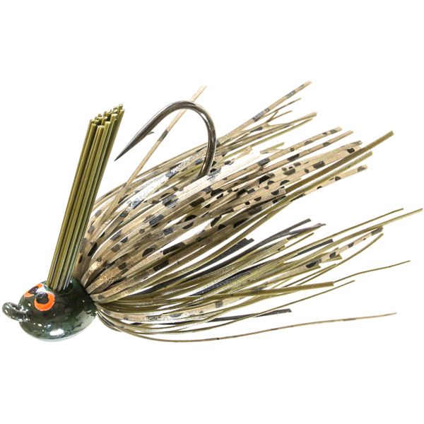 Z-Man Crosseyez Power Finesse Jig - 1/4oz - Green Pumpkin