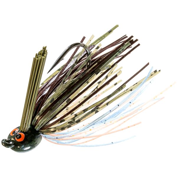 Z-Man Crosseyez Power Finesse Jig - 1/4oz - Pond Scum