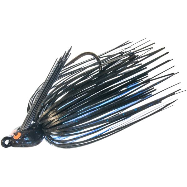 Z-Man CrosseyeZ Snakehead Swim Jig - 1/4oz - Black/Blue