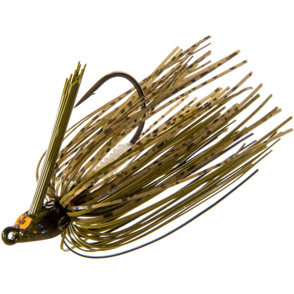 Z-Man CrosseyeZ Snakehead Swim Jig - 1/4oz - Green/Pumpkin