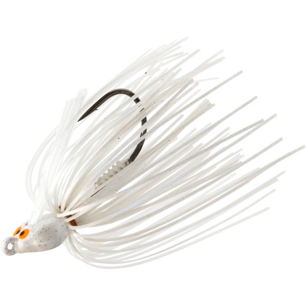 Z-Man CrosseyeZ Snakehead Swim Jig - 1/4oz - Pearl Ghost