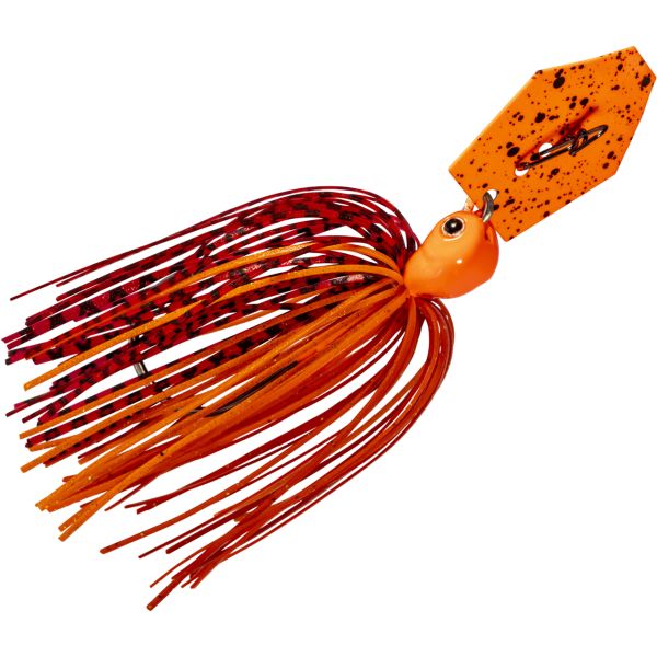 Z-Man Evergreen Chatterbait Jack Hammer 1/2oz - Fire Craw Orange Blade