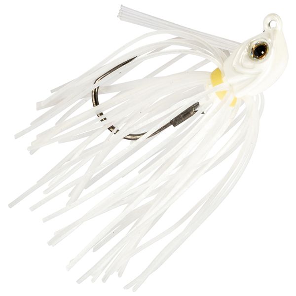 Z-Man Midwest Finesse Swim Jig - 1/4oz - Pearl Ghost