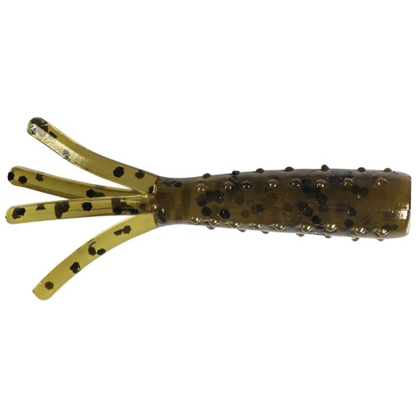 Z-Man Tiny TicklerZ Micro Finesse Bait - 1.75in - Green Pumpkin