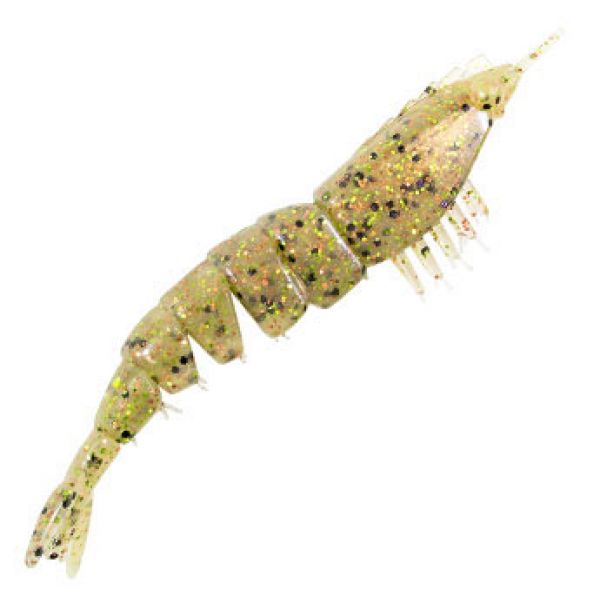 Z-Man EZ Shrimpz Unrigged Lure - 3-1/2in - Greasy Prawn