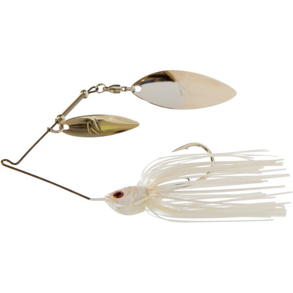 Z-Man SlingbladeZ Double Willow Spinnerbait - 1/2oz - Pearl Ghost