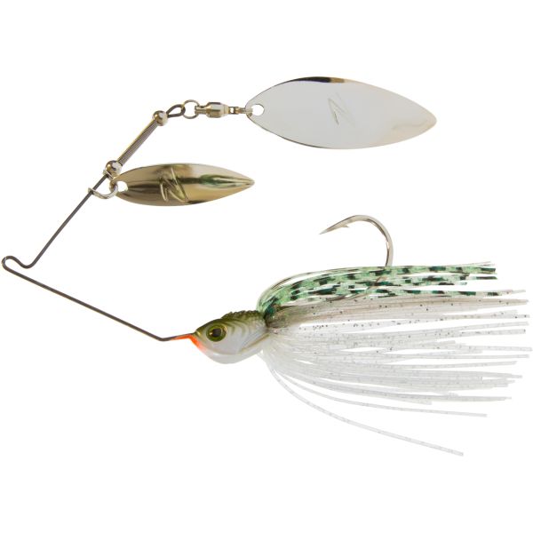 Z-Man SlingbladeZ Double Willow Spinnerbait - 1/2oz - Greenback Shad