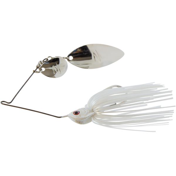 Z-Man SlingbladeZ Willow Colorado Spinnerbait - 1/2oz - Pearl Ghost