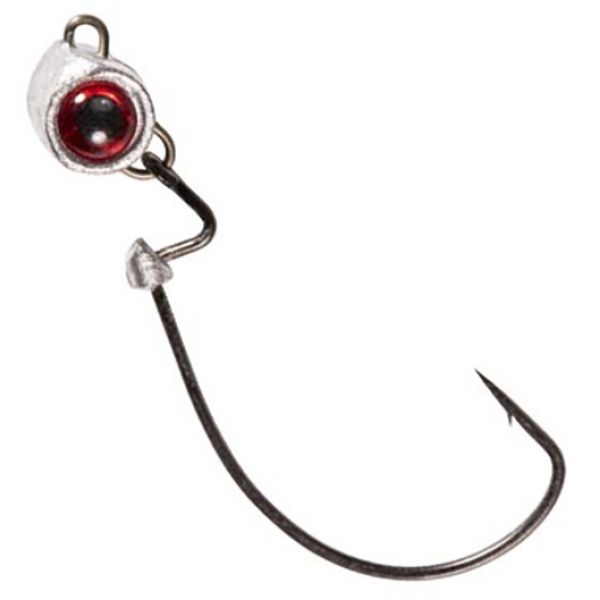 Z-Man Texas Eye Finesse Jighead - 1/10oz - Red