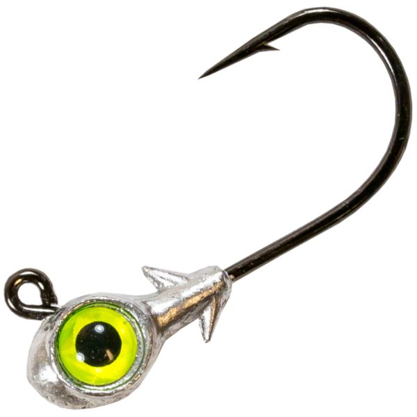 Z-Man Trout Eye Finesse Jighead - 1/8oz - Chartreuse