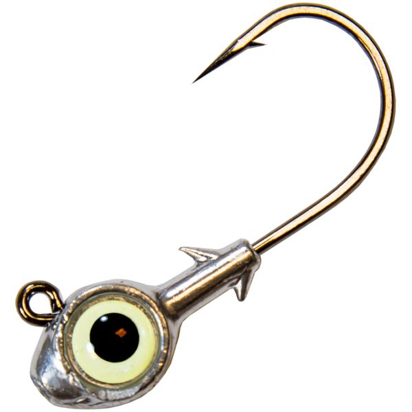 Z-Man Trout Eye Jighead - 1/4oz - Glow