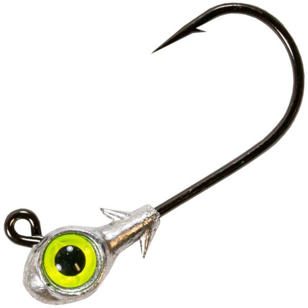 Z-Man Trout Eye Jighead - 1/4oz - Chartreuse