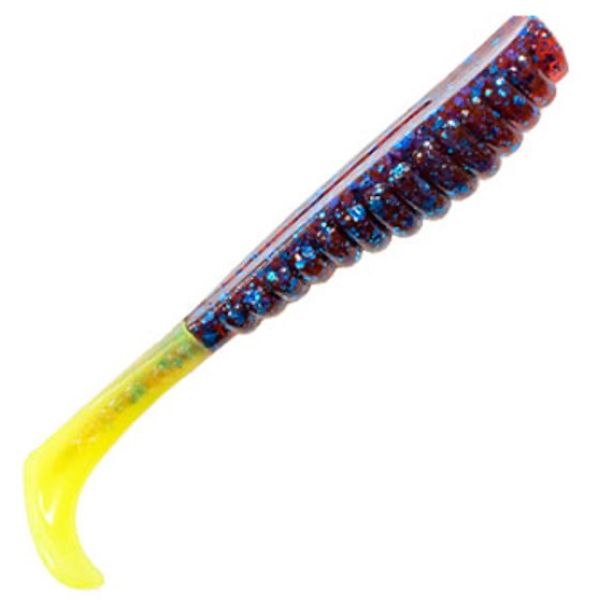 Z-Man Swimmin Trout Trick - Plum/Chartreuse Tail