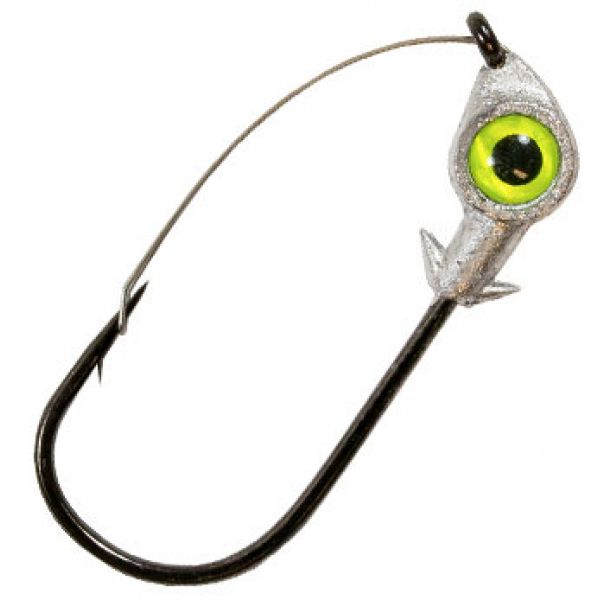 Z-Man Weedless Eye Jighead - 1/4oz - Chartreuse