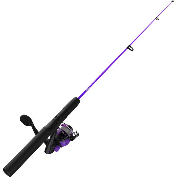 Zebco DOCKPRSP301M Dock Demon Spinning Combo - 30 in. - Purple