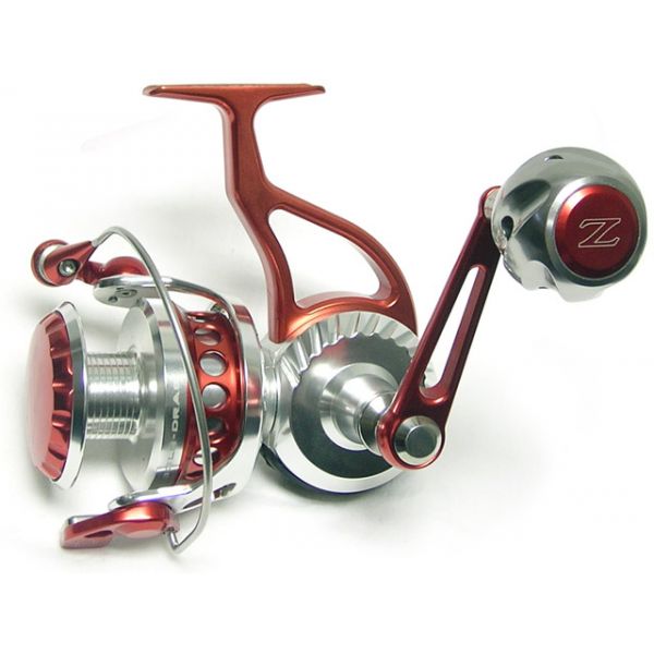 ZeeBaaS ZX22RBR Red/Silver Spinning Reel - Full Bail 2.25'' Spool