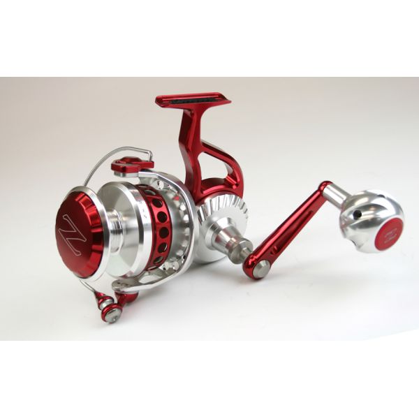 Zeebaas ZX25RBR Full Bail Spinning Reel Red