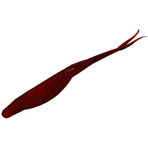 Zoom Salty Super Fluke - Motoroil Red