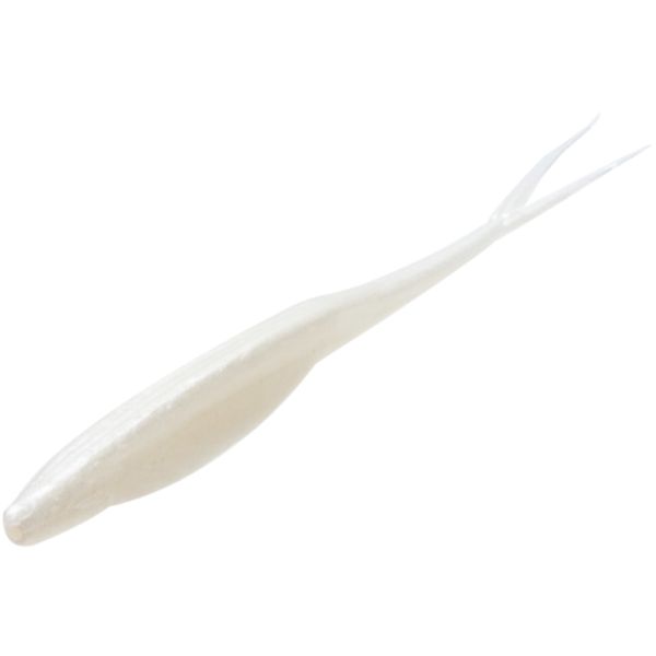 Zoom Salty Super Fluke - White Pearl