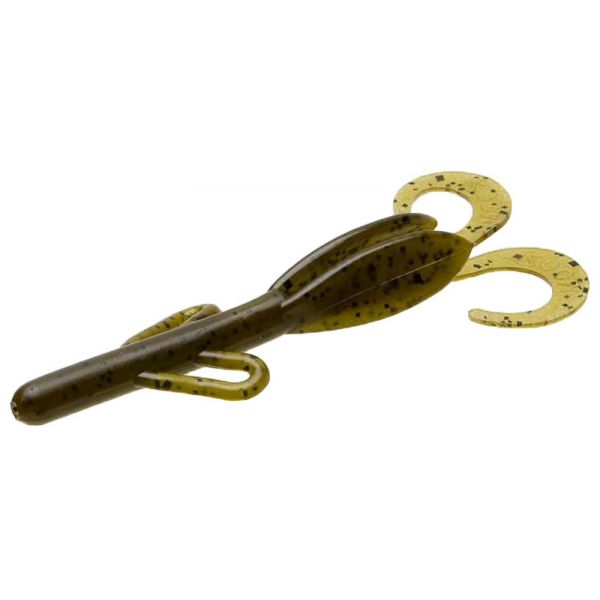 Zoom Baby Brush Hog Bait 4in Green Pumpkin