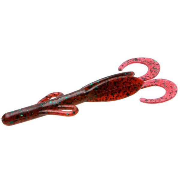 Zoom Baby Brush Hog Bait - 4in - Red Bug