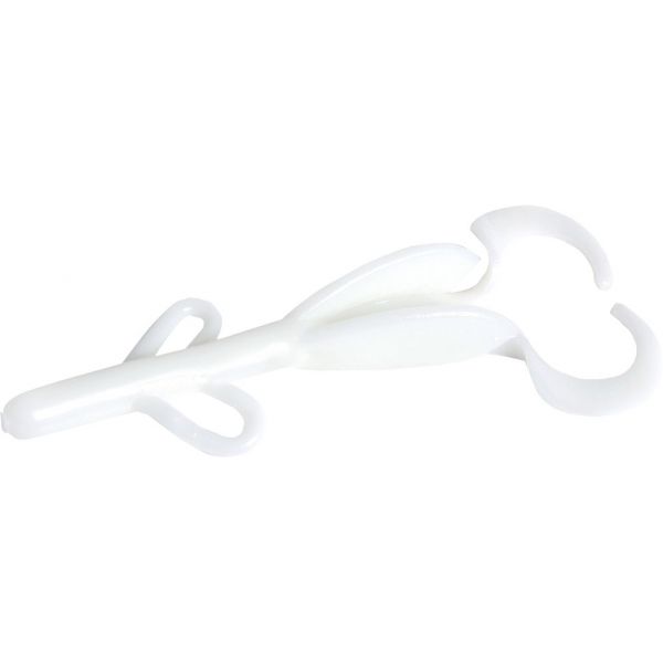 Zoom Baby Brush Hog Bait - 4in - White