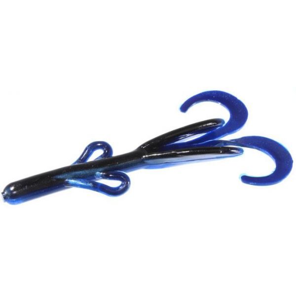 Zoom Baby Brush Hog Bait - 4in - Blue Shad