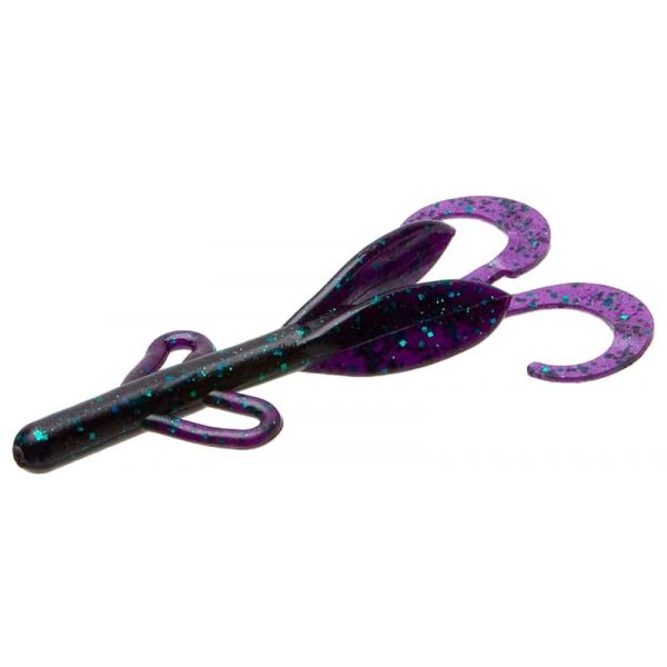 Zoom Baby Brush Hog Bait 4in Junebug