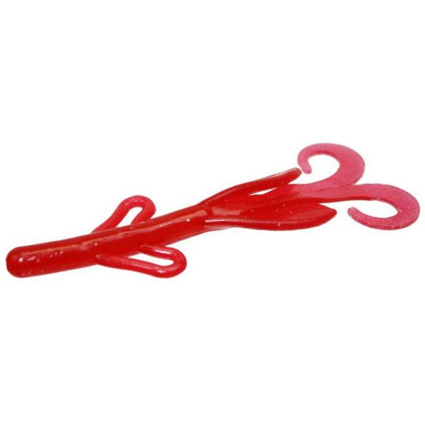 Zoom Baby Brush Hog Bait - 4in - Strawberry