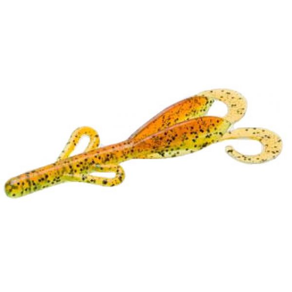 Zoom Baby Brush Hog Bait - 4in - Grasshopper