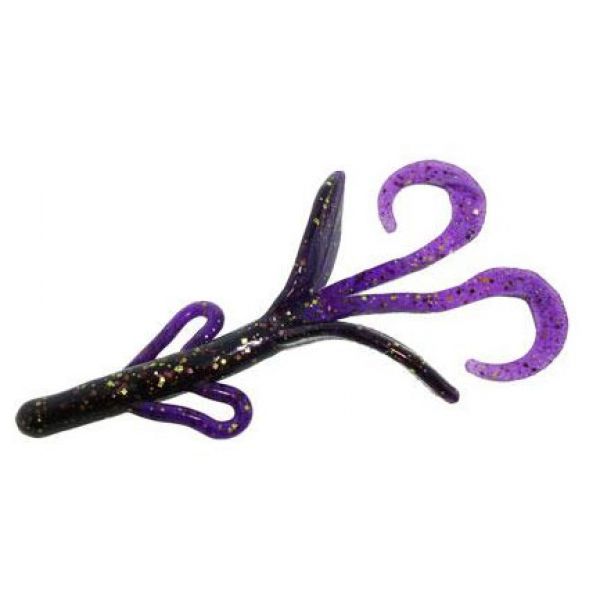 Zoom Baby Brush Hog Bait - 4in - Muscadine