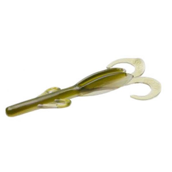 Zoom Baby Brush Hog Bait - 4in - Green Weenie