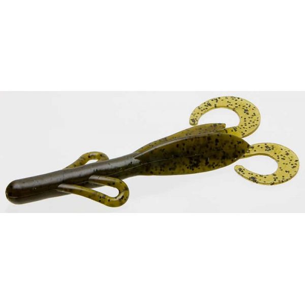 Zoom Brush Hog Bait 6in Green Pumpkin