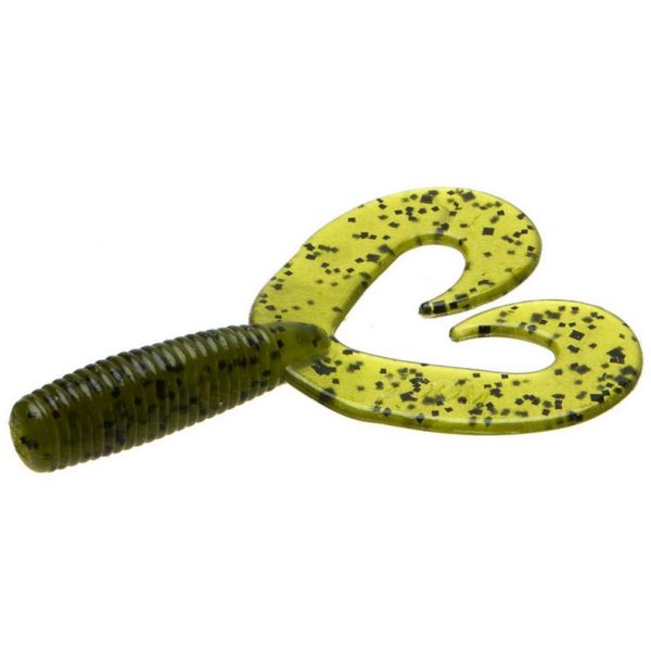 Zoom Fat Albert Twin Tail Grub Bait 3-1/2in Watermelon Seed