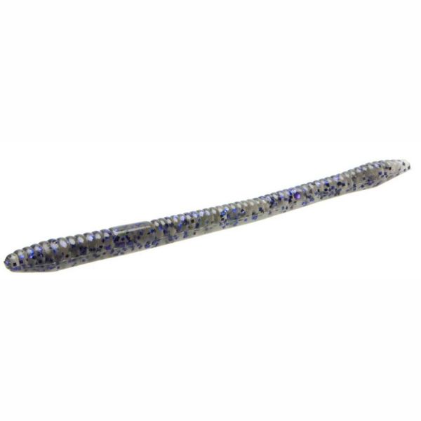 Zoom Finesse Worm Bait 4-1/2in Smoke Purple