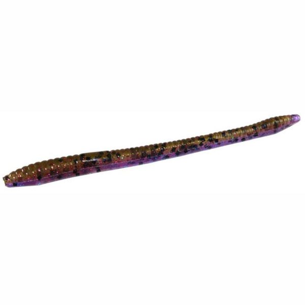 Zoom Finesse Worm Bait 4-1/2in Huckleberry