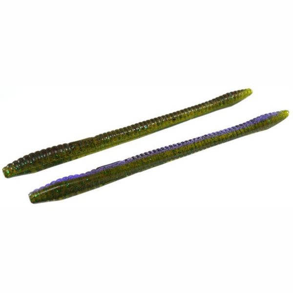 Zoom Finesse Worm Bait 4-1/2in Purple Passion