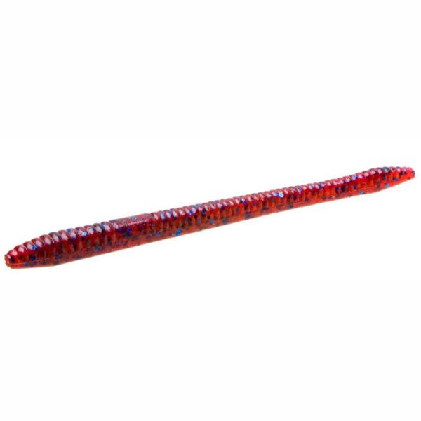 Zoom Finesse Worm Bait 4-1/2in Plum