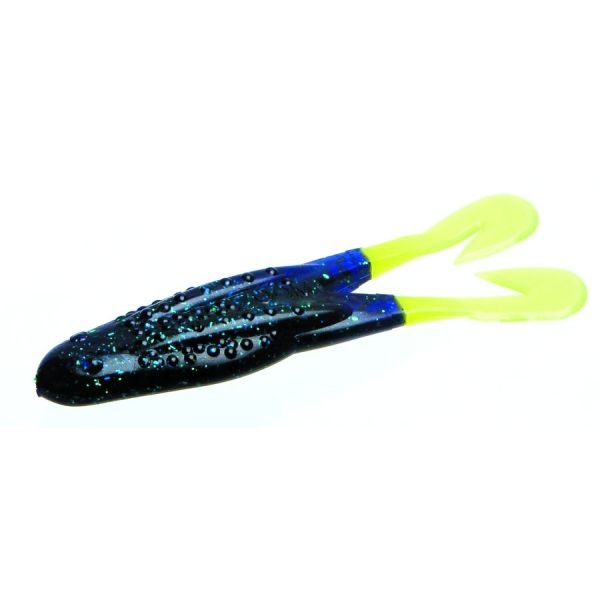 Zoom Horny Toad Bait - 4-1/4in - Junebug/Chartreuse