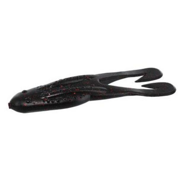 Zoom Horny Toad Bait - 4-1/4in - Black Red Glitter