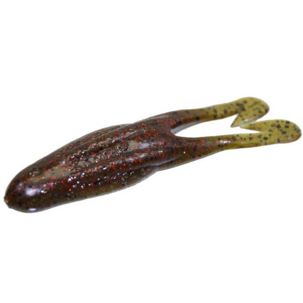 Zoom Horny Toad Bait - 4-1/4in - Green Pumpkin Red