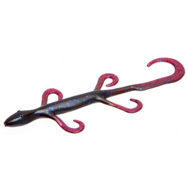 Zoom Lizard Bait - 6in - Blue Fleck