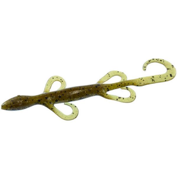 Zoom Lizard Bait - 6in - Green Pumpkin Gold