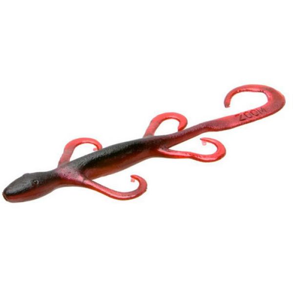 Zoom Lizard Bait - 6in - Red Shad