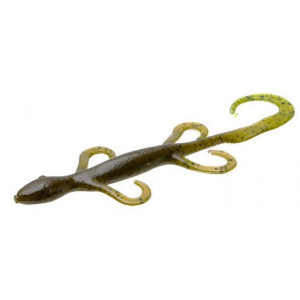 Zoom Lizard Bait - 6in - Green Pumpkin Chart