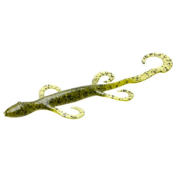 Zoom Lizard Bait - 6in - Watermelon Gold Glit