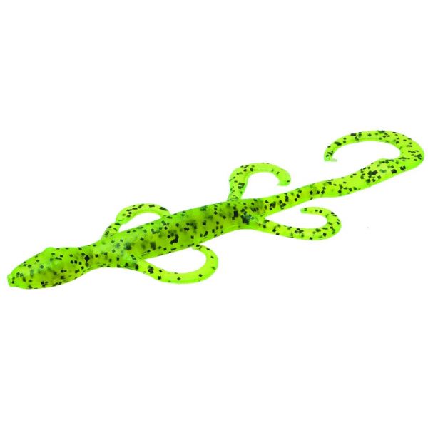 Zoom Lizard Bait - 6in - Chartreuse Pepper