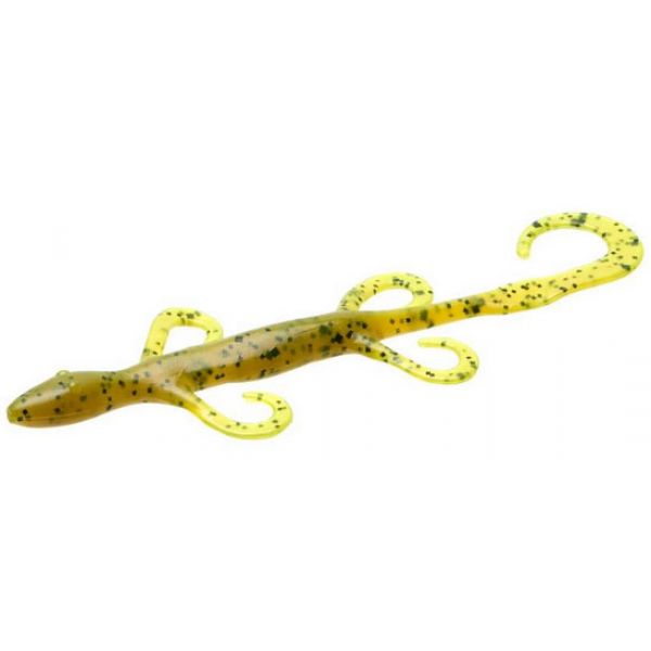 Zoom Lizard Bait - 6in - Chartreuse Pumpkin